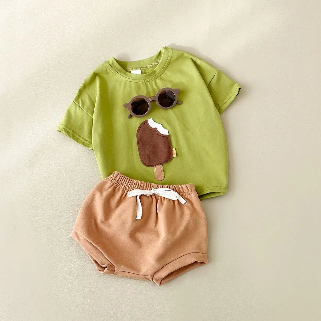 Infant Cotton Ice Cream Outfit