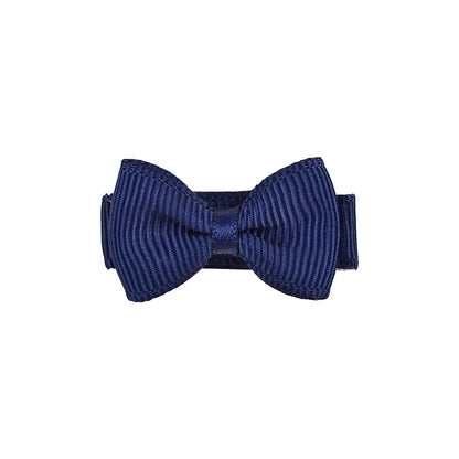 1.2 Inches Solid Colors Mini Hair Bows With Clip For Kids Girls Hairgrips Ribbon Covered Safety Bows Headwear Hair Accessories