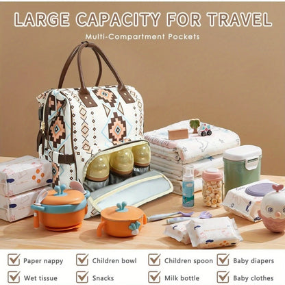 Portable Insulated Diaper Organizer Bag