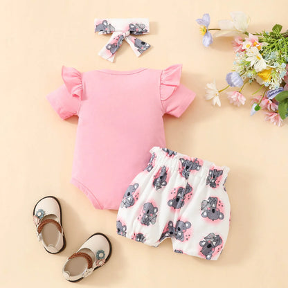 Baby Girl Animal Print Outfit