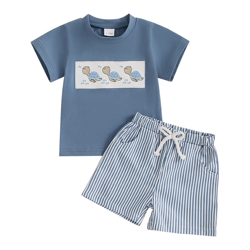 Toddler Baby Animal Print Shorts Set
