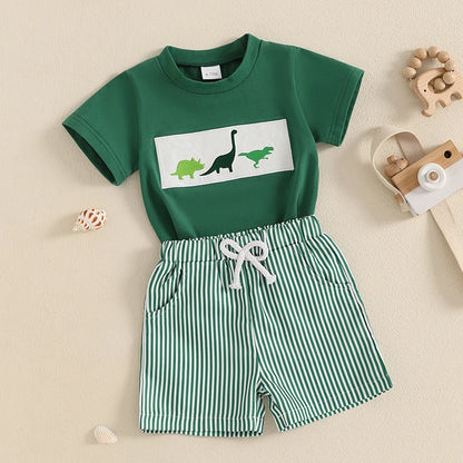 Toddler Baby Animal Print Shorts Set