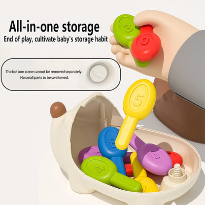 Montessori Hedgehog Toys Baby Concentration Training Education Toys Fine Motor Sensory Educational Toy for Kids Birthday Gifts