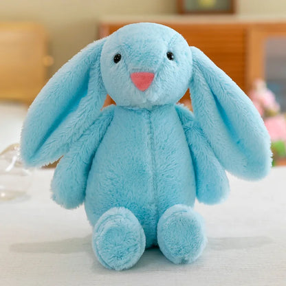 Cute Bunny Rabbit Plush Toy Long Ear Soft Stuffed Doll Girls Kids Baby Toy Kawaii Animal Birthday Gifts ﻿