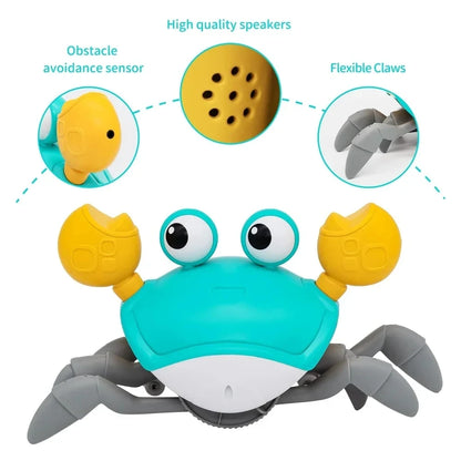 Dancing Crab Run Away Toy Christmas Gift for Babies Crawling Interactive Escape Crabs kids electronic toys Birthday No Battery
