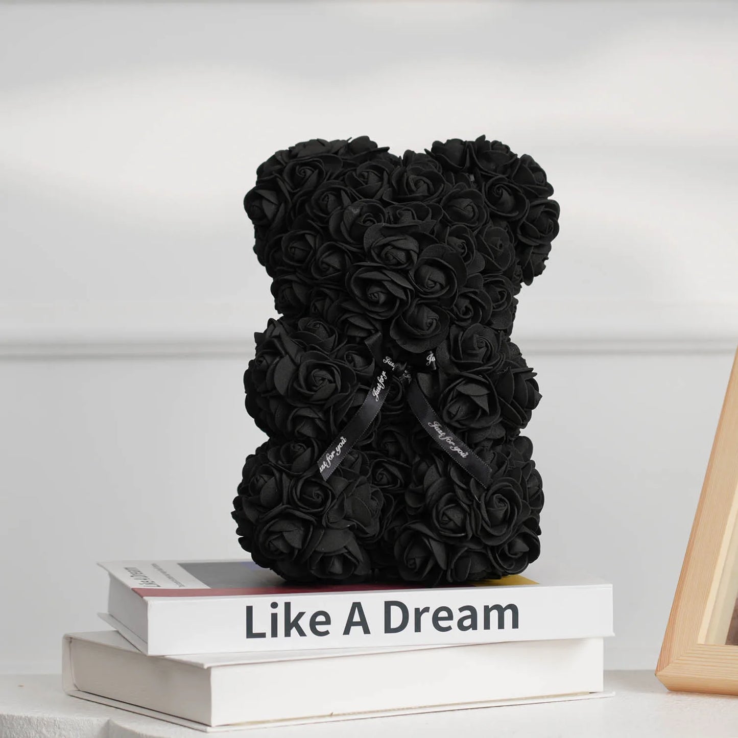 1PC Artificial Flower Eternal Rose Teddy Bear Mother's Day Birthday Valentine's Day Anniversary Gift Home Decoration