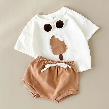 Infant Cotton Ice Cream Outfit