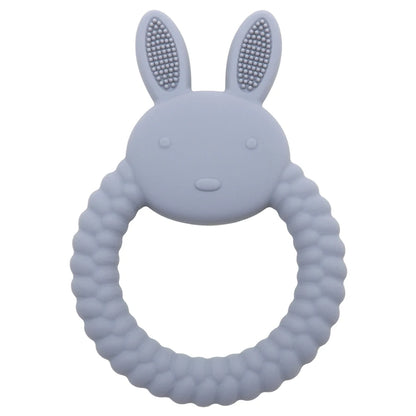 1Pcs Baby Teether Silicone Toy BPA Free Cartoon Rabbit Nursing Teething Gifts Baby Health Molar Chewing Newborn Accessories Toy