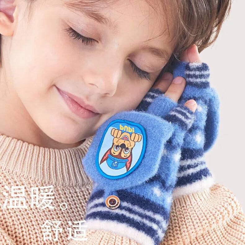 Genuine Paw Patrol Winter KIDS Glove Chase Marshall Skye Everest Rubble Zuma Rocky Ryder Children Mittens Christmas Gift 2-6T