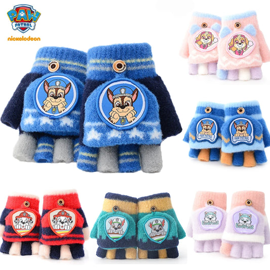 Genuine Paw Patrol Winter KIDS Glove Chase Marshall Skye Everest Rubble Zuma Rocky Ryder Children Mittens Christmas Gift 2-6T