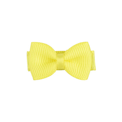 1.2 Inches Solid Colors Mini Hair Bows With Clip For Kids Girls Hairgrips Ribbon Covered Safety Bows Headwear Hair Accessories