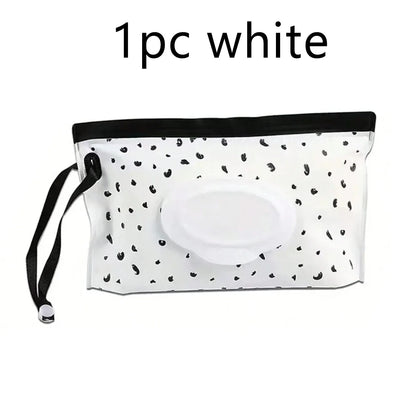 1/2pcs Baby Wipe Case, Travel Tissue Holder, Wet Wipes Storage Bag, Reusable Wet Wipe Pouch For Travel, Mask Bags, Tissue Bags