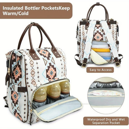 Portable Insulated Diaper Organizer Bag