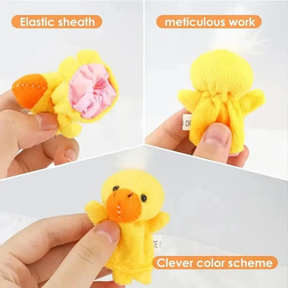1/5/10 Pcs Cartoon Hand Doll Finger Puppet Baby Children Story Early Education Soothing Doll Plush Toy