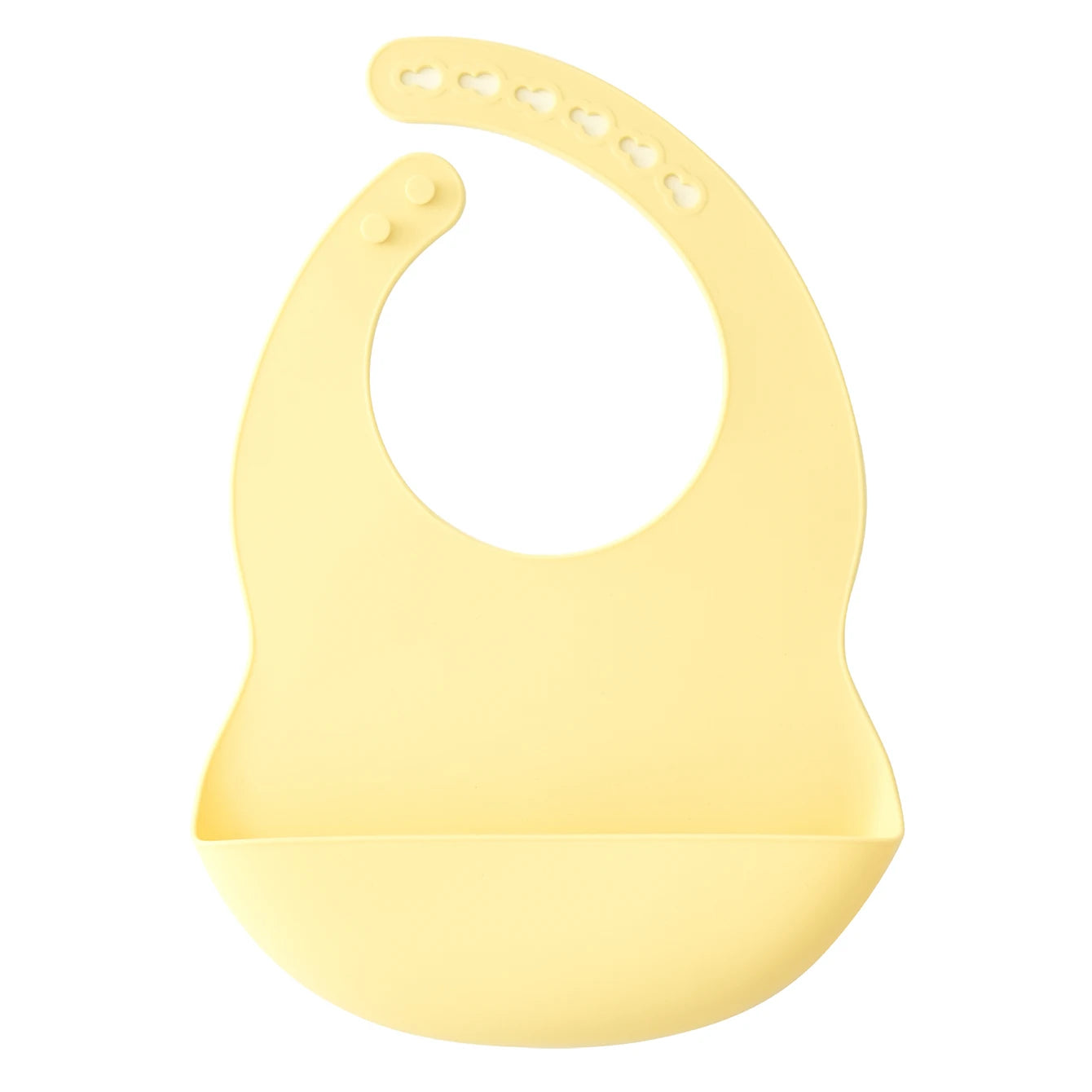 Color Kids 1PCS Silicone Baby Bib Adjustable Waterproof Feeding Bib BPA Free Soft Drool Bib Newborn Essentials Saliva Towel