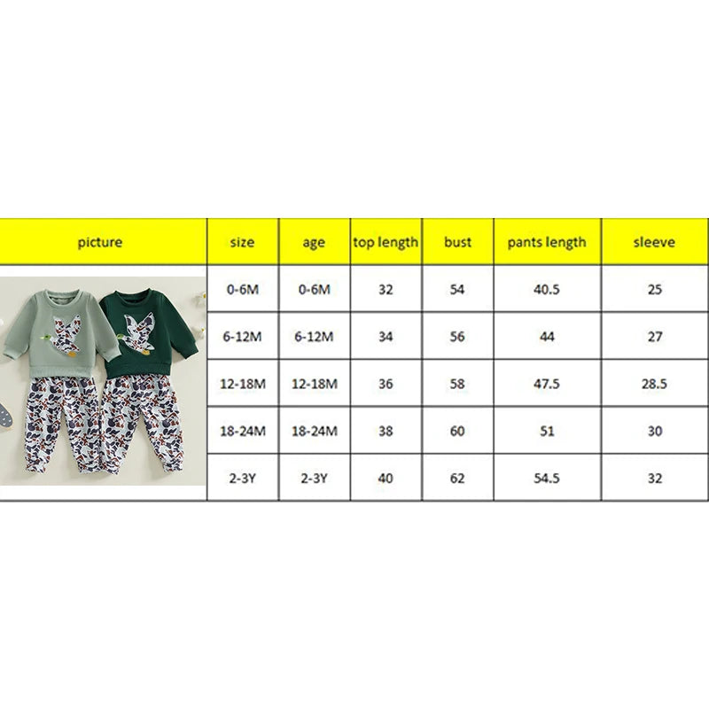 Camo Duck Baby Outfit Set