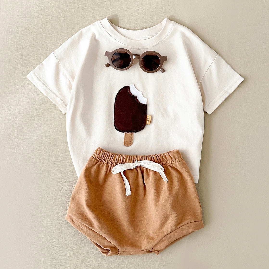 Infant Cotton Ice Cream Outfit