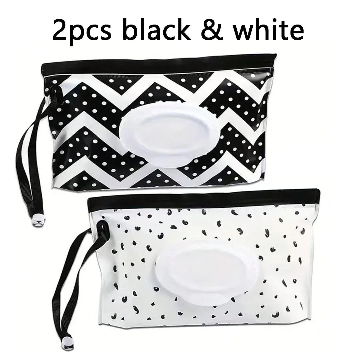 1/2pcs Baby Wipe Case, Travel Tissue Holder, Wet Wipes Storage Bag, Reusable Wet Wipe Pouch For Travel, Mask Bags, Tissue Bags