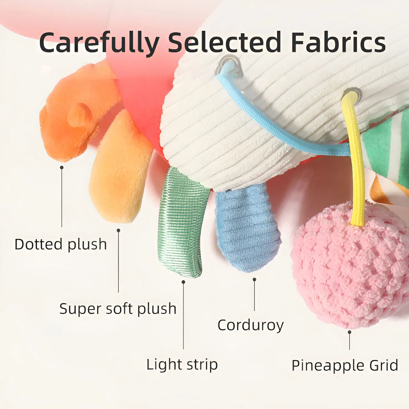 Bed hanging drawstring cheer toy bedbell pendant can be nibbled drawstring cartoon pendant