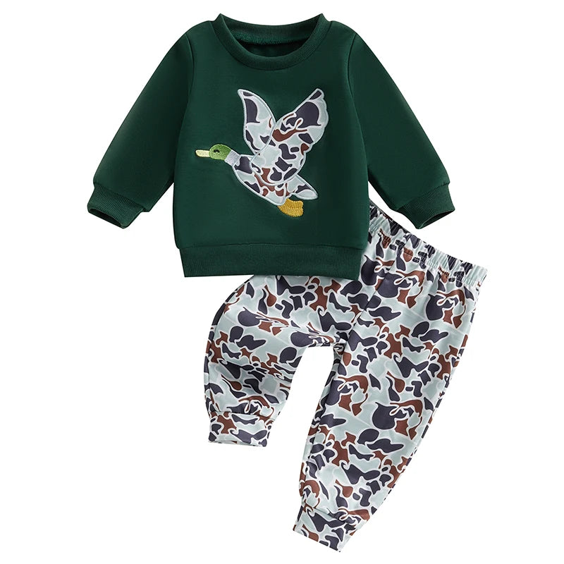 Camo Duck Baby Outfit Set