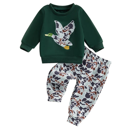 Camo Duck Baby Outfit Set