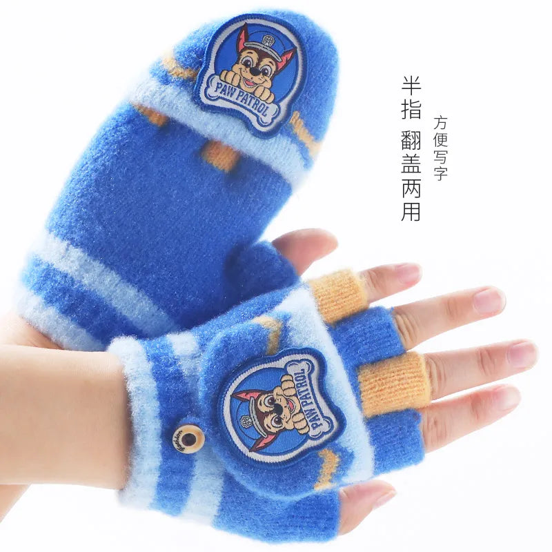 Genuine Paw Patrol Winter KIDS Glove Chase Marshall Skye Everest Rubble Zuma Rocky Ryder Children Mittens Christmas Gift 2-6T