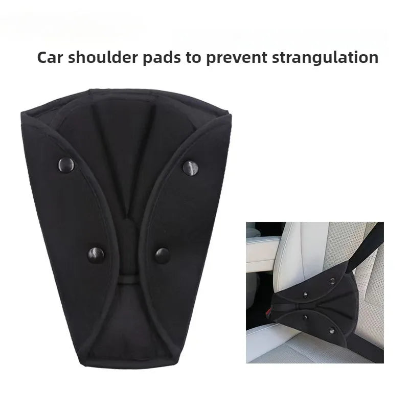 Car Safety Belt Cover Sturdy Adjustable Triangle Safety Seat Belt Pad Clips Baby Child Protection Car-Styling Car Goods