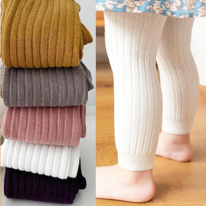 Clearance_Spring Autumn Baby Boys Girls Pants Newborn Girl Leggings Tights Cotton Stretch Kids Children Knitting Trousers For 0