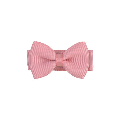 1.2 Inches Solid Colors Mini Hair Bows With Clip For Kids Girls Hairgrips Ribbon Covered Safety Bows Headwear Hair Accessories