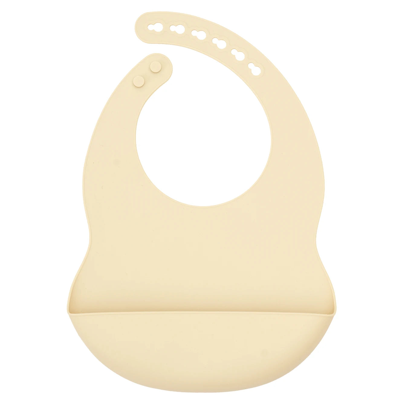 Color Kids 1PCS Silicone Baby Bib Adjustable Waterproof Feeding Bib BPA Free Soft Drool Bib Newborn Essentials Saliva Towel