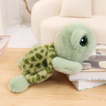 Realistic Tortoise Plush Toys Sea Turtle Cute Animal Doll Soft Stuffed Animal Baby Toy Gift Girls Birthday Gifts Room Decor