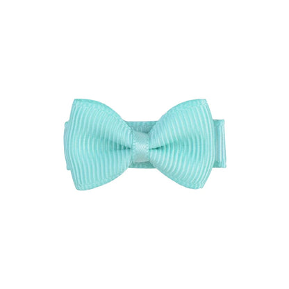 1.2 Inches Solid Colors Mini Hair Bows With Clip For Kids Girls Hairgrips Ribbon Covered Safety Bows Headwear Hair Accessories