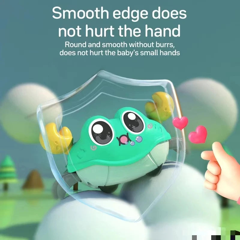 Crawling Crab Tummy Time Walking Dancing Toy Baby Sensory Toys Infant Learning Crawl Gifts Double Force Walking Crawling Toys