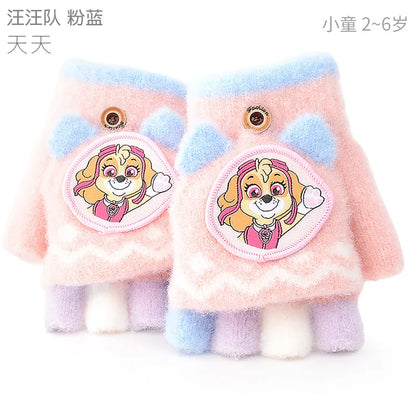 Genuine Paw Patrol Winter KIDS Glove Chase Marshall Skye Everest Rubble Zuma Rocky Ryder Children Mittens Christmas Gift 2-6T
