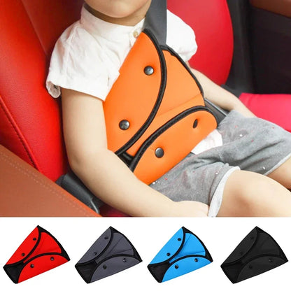 Universal Car Safe Seat Belt Cover Soft Adjustable Triangle Safety Seat Belt Pad Clips Protection for Baby Child Belts amagi