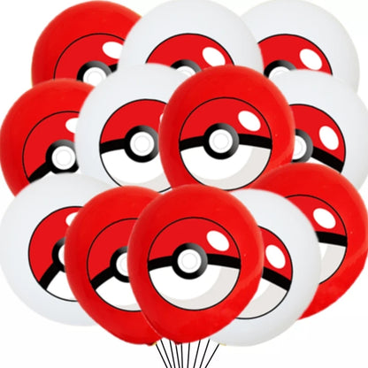 3/2/1Pack pokemon Latex Balloons Birthday Party Supplies Cartoon Pikachu Balloon Baby Shower Kids Favor For Party Decorations