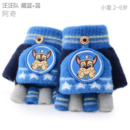 Genuine Paw Patrol Winter KIDS Glove Chase Marshall Skye Everest Rubble Zuma Rocky Ryder Children Mittens Christmas Gift 2-6T