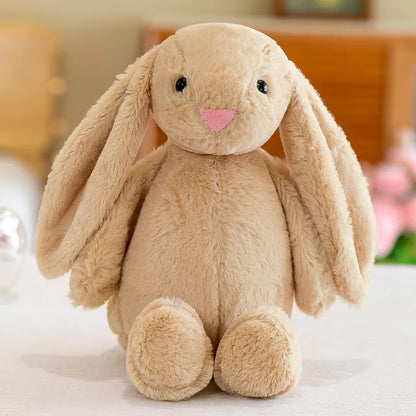Cute Bunny Rabbit Plush Toy Long Ear Soft Stuffed Doll Girls Kids Baby Toy Kawaii Animal Birthday Gifts ﻿