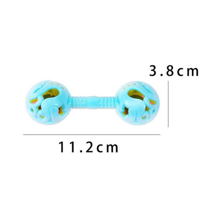 3Pcs Double-Headed Hand Rattle Children's Party Toys To Appease The Baby Small Toy Rattle Toy Baby Shower Hand Holding Bell Gift