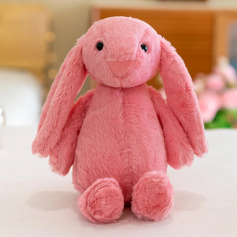 Cute Bunny Rabbit Plush Toy Long Ear Soft Stuffed Doll Girls Kids Baby Toy Kawaii Animal Birthday Gifts ﻿
