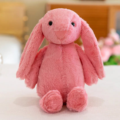 Cute Bunny Rabbit Plush Toy Long Ear Soft Stuffed Doll Girls Kids Baby Toy Kawaii Animal Birthday Gifts ﻿
