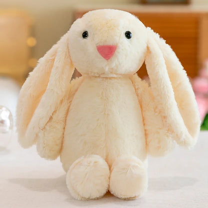 Cute Bunny Rabbit Plush Toy Long Ear Soft Stuffed Doll Girls Kids Baby Toy Kawaii Animal Birthday Gifts ﻿