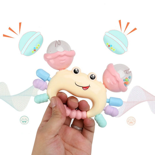 1pc random color Early Development crab Rattle Toys For Babies 0 to 36 Months Newborns Baby  Games Toys Teether Rattle Baby Toys
