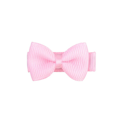 1.2 Inches Solid Colors Mini Hair Bows With Clip For Kids Girls Hairgrips Ribbon Covered Safety Bows Headwear Hair Accessories