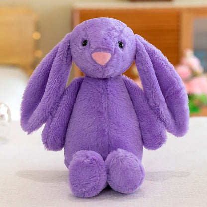 Cute Bunny Rabbit Plush Toy Long Ear Soft Stuffed Doll Girls Kids Baby Toy Kawaii Animal Birthday Gifts ﻿