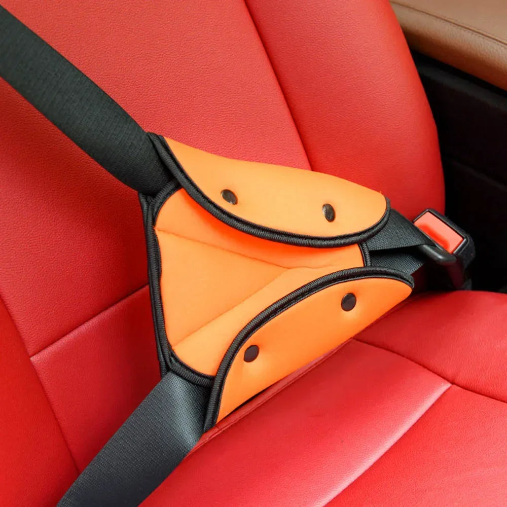 Universal Car Safe Seat Belt Cover Soft Adjustable Triangle Safety Seat Belt Pad Clips Protection for Baby Child Belts amagi