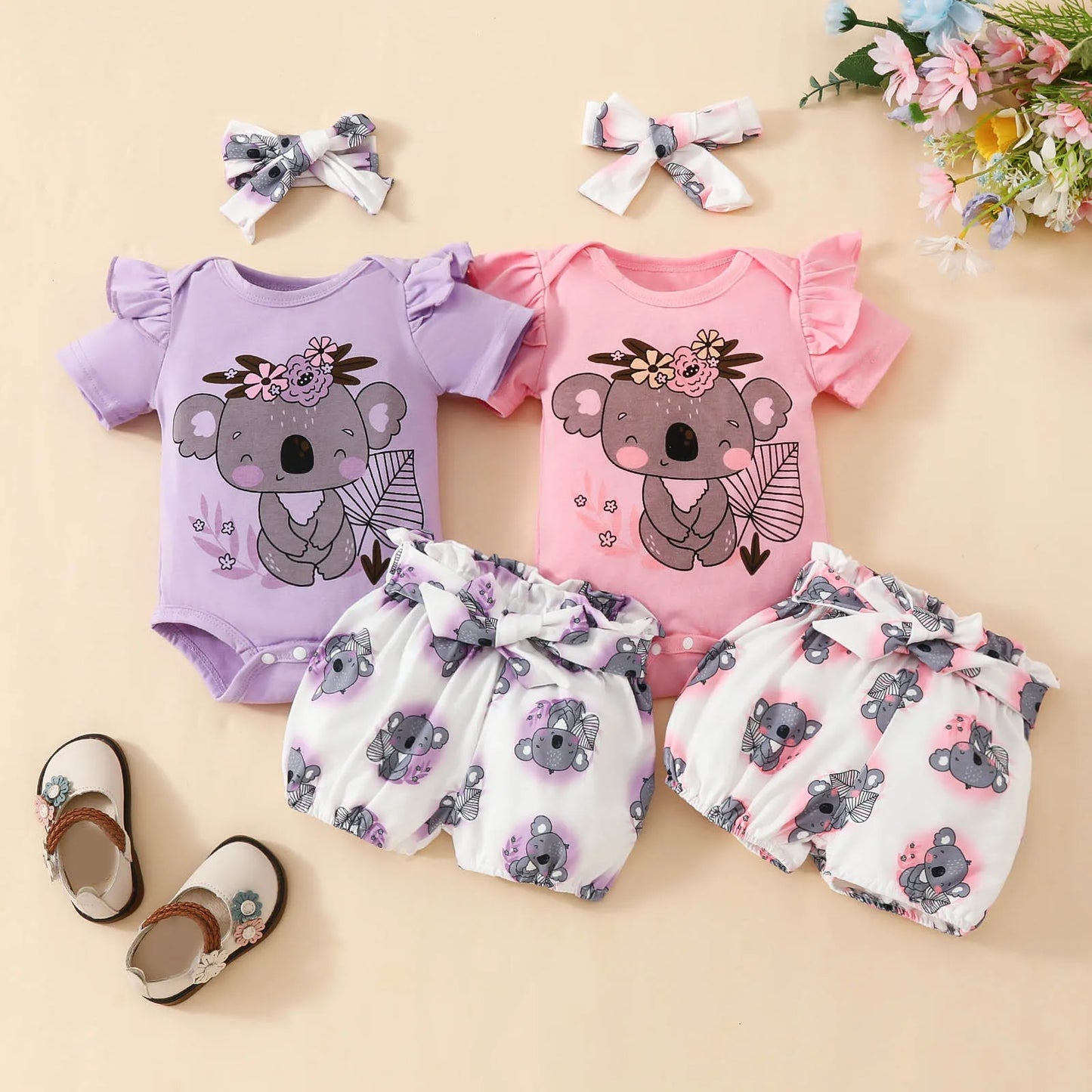 Baby Girl Animal Print Outfit