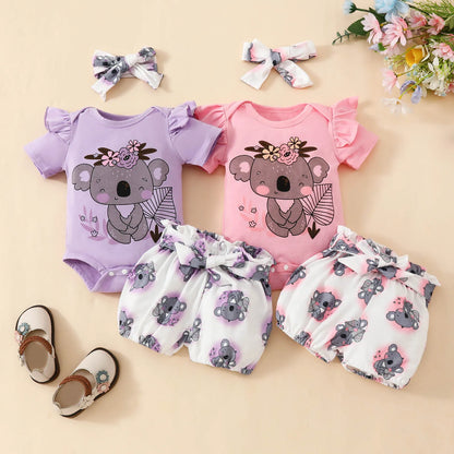 Baby Girl Animal Print Outfit
