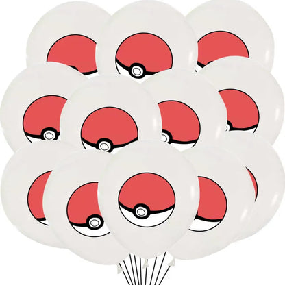 3/2/1Pack pokemon Latex Balloons Birthday Party Supplies Cartoon Pikachu Balloon Baby Shower Kids Favor For Party Decorations