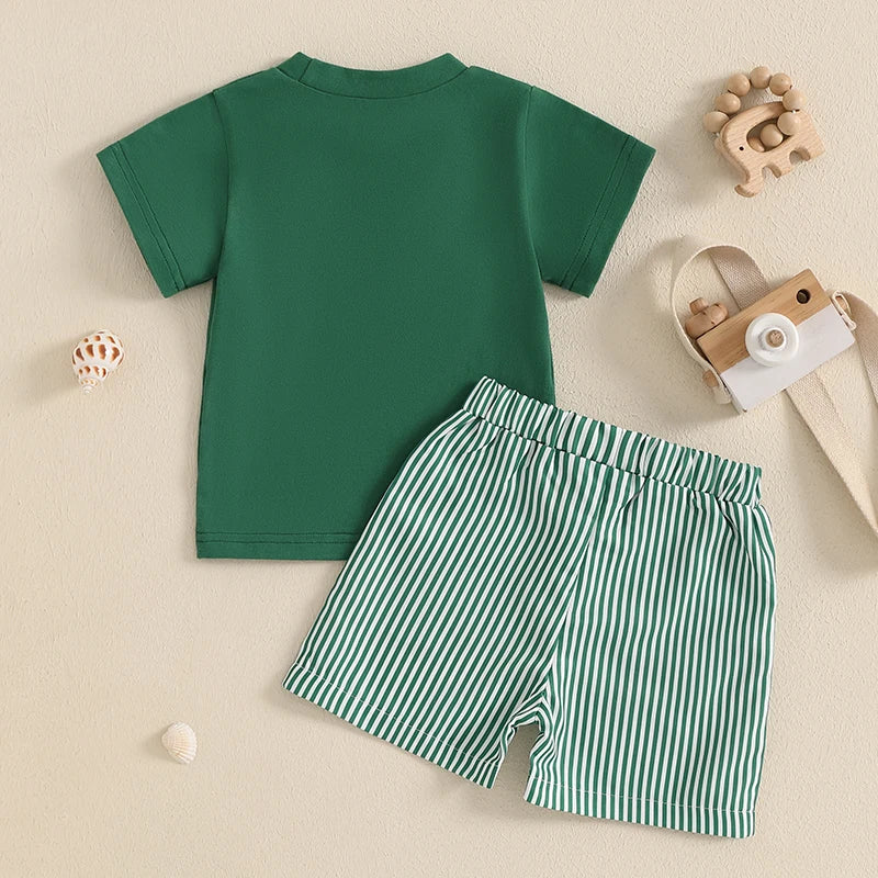 Toddler Baby Animal Print Shorts Set